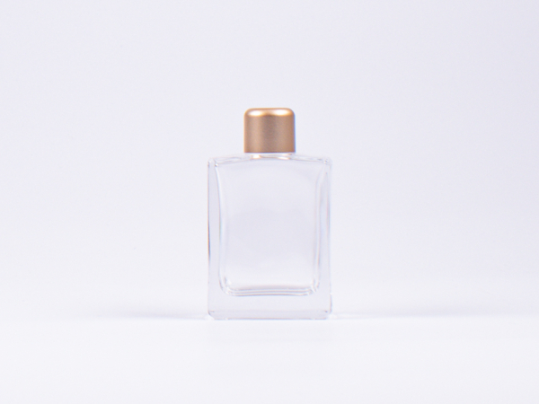 Klarglasflasche Miro 50 ml - Tropfmontur Gold